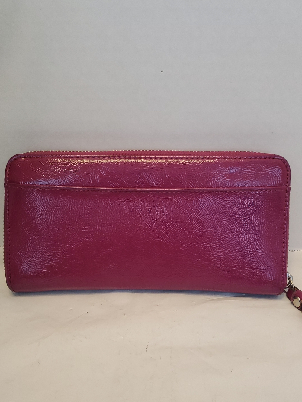 Coach Poppy Patent Zip-Around Leather Wallet - Picture 3 of 8